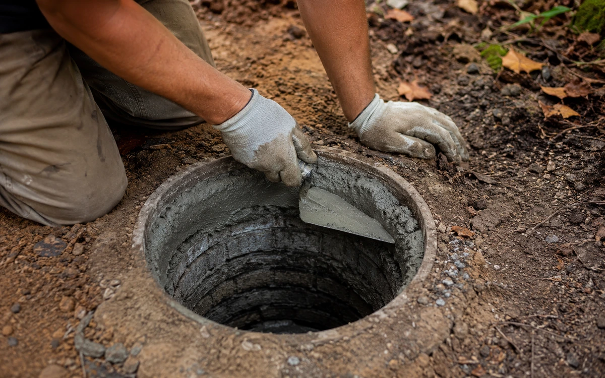 Dry well repair contractor